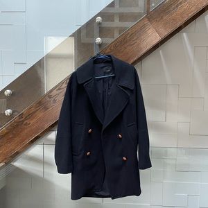Beautiful thick navy pea coat